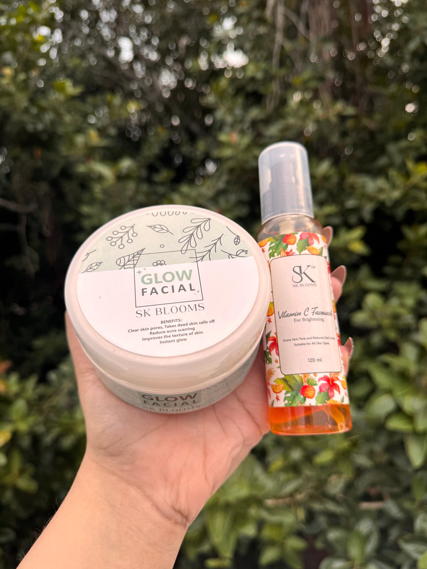 Glow Facial + Face wash